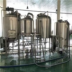 吉林300升自酿啤酒设备 酿酒机械