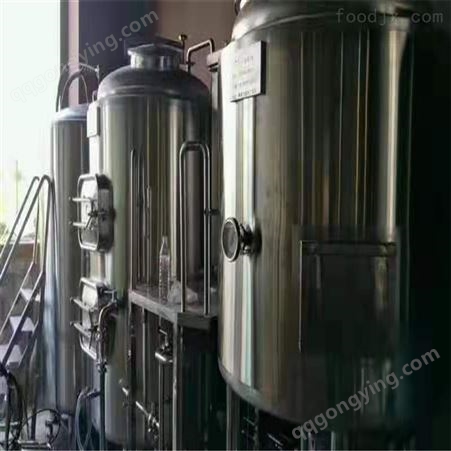 广东2000自酿啤酒设备 酿酒机器