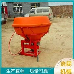 农用撒肥机 山东浩民生产加工 大型塑料桶撒播机