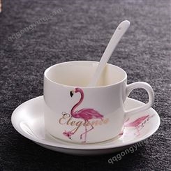 陶瓷咖啡杯碟厂家 现代简约个性咖啡套具定制 陶瓷咖啡杯拉花杯