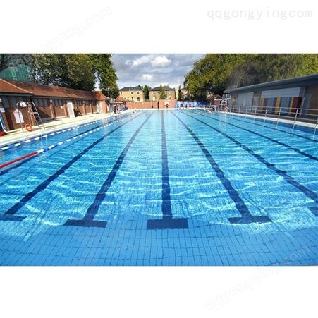 珂斯特蓝色国际标准泳池砖游泳馆体育馆专用