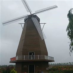 景观荷兰风车制造 四角款式 防晒挡阳 四角六角