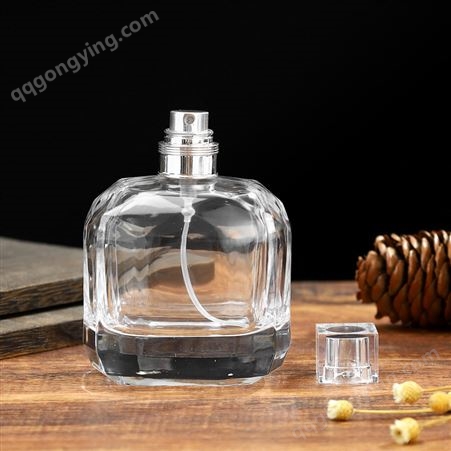 透明卡口香水瓶 便捷按压喷雾瓶化妆品分装瓶厚底玻璃瓶空瓶
