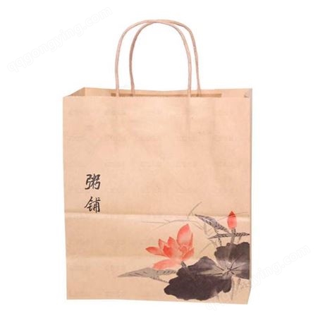 0000145牛皮纸袋 手提袋 定做包装袋 纸质购物服装店袋子 定制印刷logo礼品袋