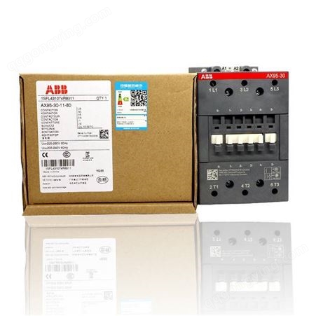 ABB交流 接触器AX09-30-10 25 32 40 50 65 80 95 150 220V