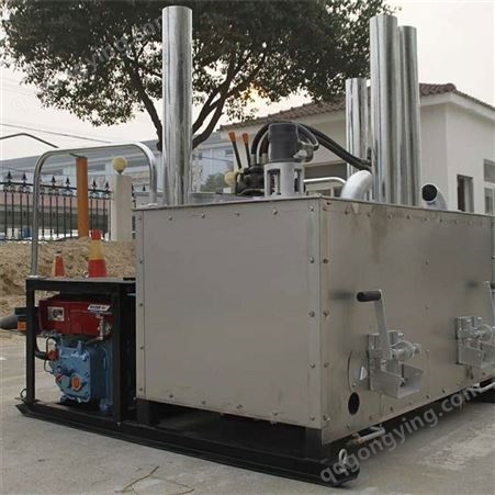 热熔釜 400型机械式热熔划线煮料机柴油动力 液压传动方式