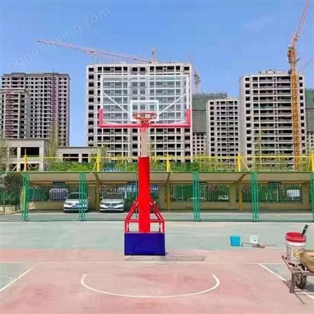 泰昌户外移动篮球架 定制加工液压篮球架 三色平箱篮球架 现货批发