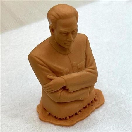 开国元勋 周总理 高精度 年年有余 高仿真 红蜡3D打印 DLP工艺 模型制造