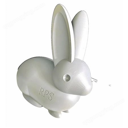 阿尔比斯3D打印SLA光敏树脂潮玩灰色小兔子可订制交期快