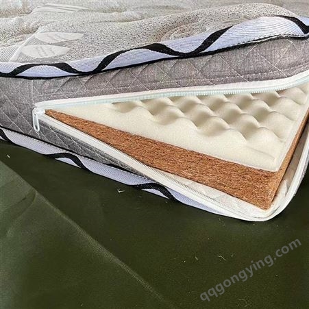 椰棕 床垫 1.8米防螨无胶水棕垫 双人硬棕榈棕垫 正强出售