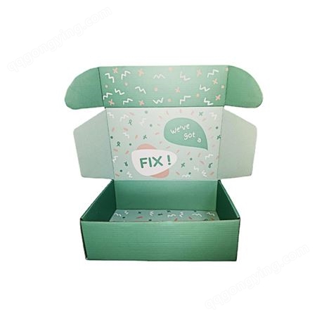 双面彩色飞机盒定制瓦楞牛皮纸彩盒定做纸jk汉服包装盒现货飞机盒