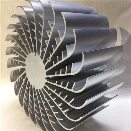 佳华铝材供应电子散热器铝型材 梳子散热器铝型材
