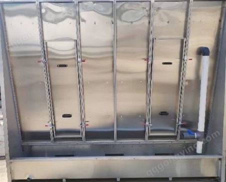 无泵优质喷漆柜 环保水帘柜 不锈钢喷漆台 漆雾净化设备