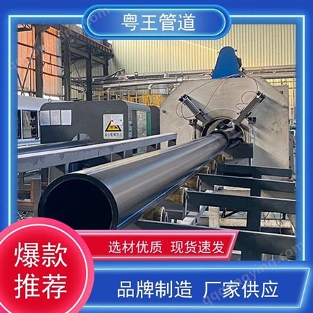 粤王 PE100耐冲击强塑料给水灌溉管市政工程批发0.6Mpa
