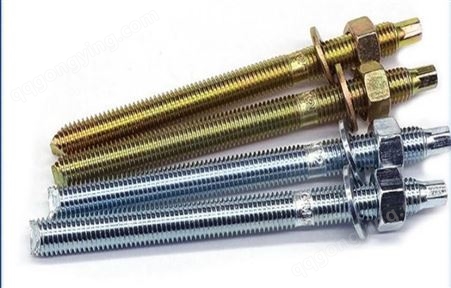 高强度化学锚栓  膨胀螺栓 可镀彩处理 建筑配件 质量保证