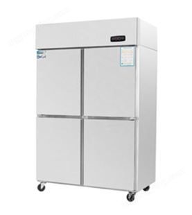 QBL6844宏新厨具 商用不锈钢大容量 四门双机双温冰箱QBL6844