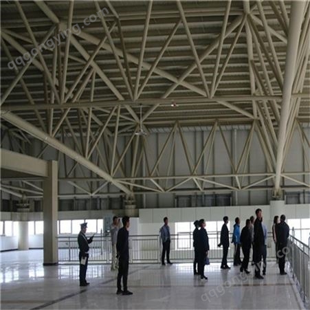 钢管结构管桁架 用于高铁站台 地铁站工程 制作安装方便