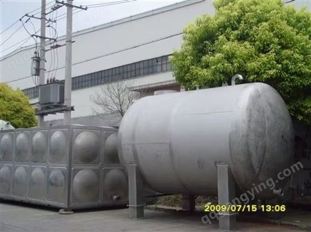 储油箱 圆柱形不锈钢水箱 薄壁水箱 各式储水罐