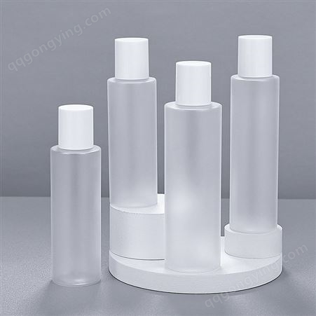 厂家批发 120ml爽肤水瓶  化妆水透明磨砂玻璃瓶  精华水玻璃空瓶 可定制
