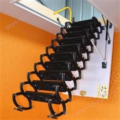 伸缩楼梯图片及价格 电动伸缩楼梯 Mitsubishi/三菱  小型阁楼楼梯