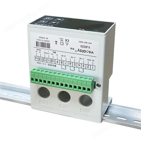 联网485通讯4-20mA模拟量输出漏电堵转过载电机保护VJ8200