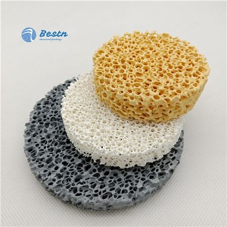 精密铸造 氧化锆 碳化硅 氧化铝泡沫陶瓷过滤片 网板过滤陶瓷片