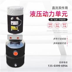 电动微型液压泵站 液压控制系统直流动力单元 低噪音高精度