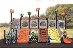 幼儿园大型户外玩具木质系列儿童室外攀岩滑梯组合游乐设备