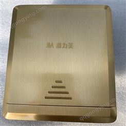 多媒体信息插座嵌入式电器插座盒式集线插座D007 纯铜面板