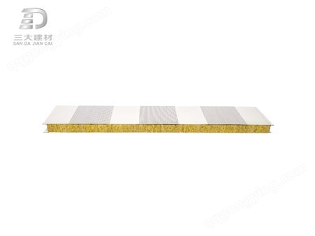 净化板系例-岩棉消音夹芯板-彩钢夹芯板材