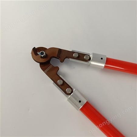 带电作业绝缘电缆剪60cm铝绞线剪切刀软绞线断线钳棘轮绝缘剪