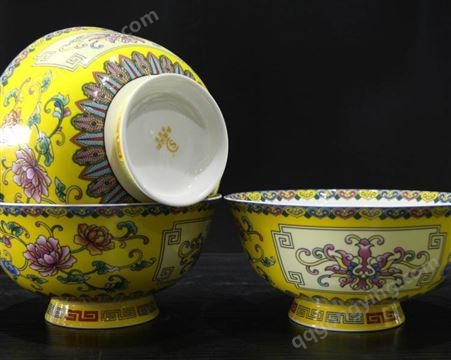 碗盘碟勺套装中式花纹家用手工陶瓷饭碗盘礼品餐具