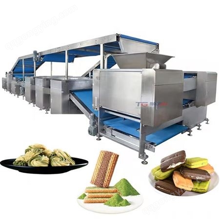 全自动大产量压缩饼干生产线设备 猴头菇 桃酥机 黄油曲奇设备