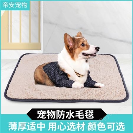 【宠物毯】猫狗通用涤纶宠物防水毛毯 可机洗水洗毛毯