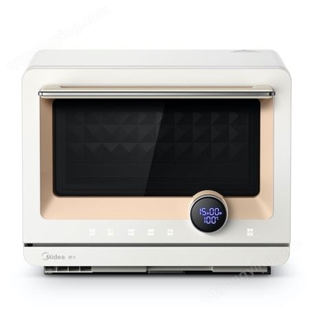 美的（Midea）PG2010W 微蒸烤一体机 微波炉蒸箱烤箱智能远程操控 mini微蒸烤 杀菌消毒 简约白