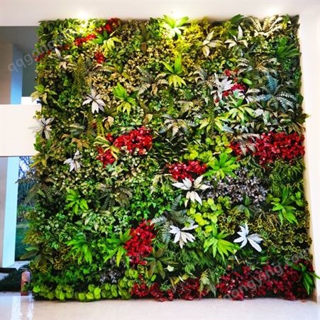颐合仿真植物墙 大型立体造景氛围假树假花提供设计安装