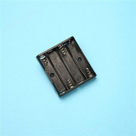 PP带线七号四节插针电池盒智能锁可带插头并排bb4aaa电池座