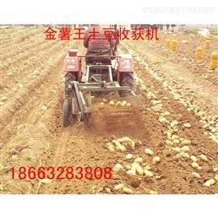 农用手扶土豆收获机 拖拉机带马铃薯收割机 地瓜收货机全自动