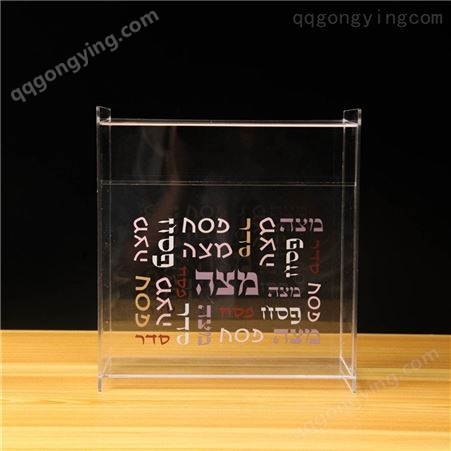 生产定做亚克力盒子 透明压克力眉笔收纳盒有机玻璃可翻盖盒定制
